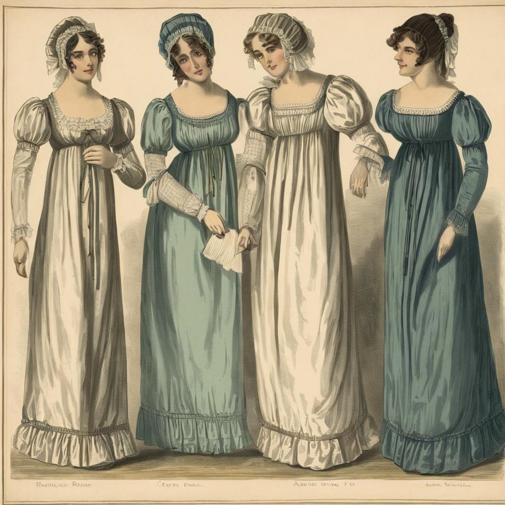 Heading 1: The ⁢Evolution ​of Regency ​Era Nightgowns: A Look at 19th Century⁢ Womens Sleepwear