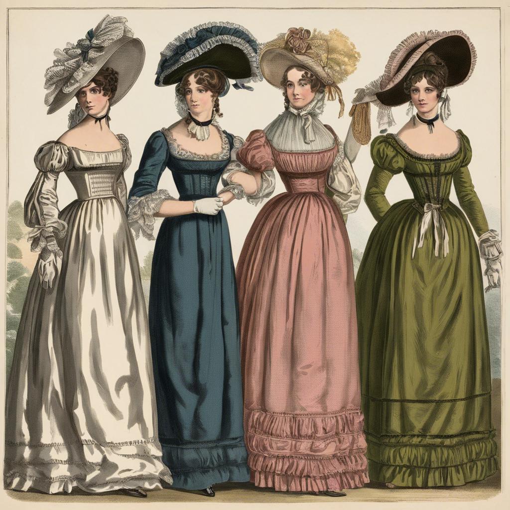 Regency ⁣Fashion Trends in America