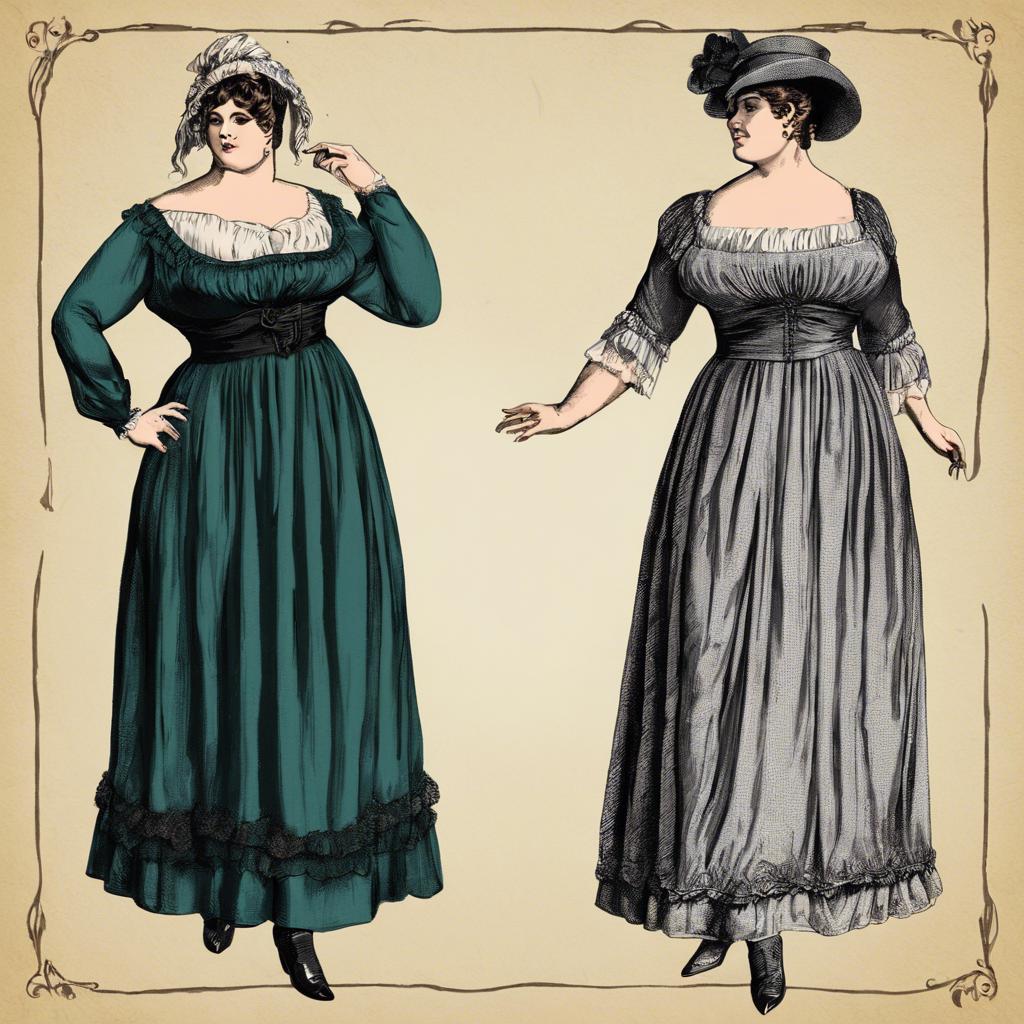 Stylish⁤ Silhouettes for Regency Era Plus Size Dresses