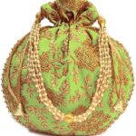 Opulent Potli Bag Review: Elegant Gold Thread & Sequin Embroidery