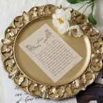 Golden Elegance: A Review of the Tray Decor Round Gold Perfume Tray