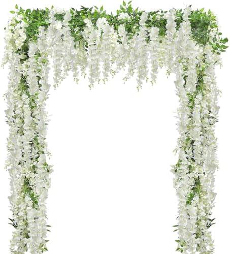 Blissful Blooms: SHACOS White Wisteria Garlands Review