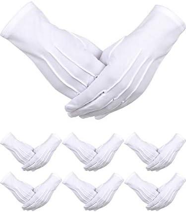 Review: SATINIOR 6 Pairs White Gloves – Elegant, Versatile, and Practical