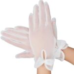 Yolev White Lace Gloves: Elegant Accessory for Any Occasion