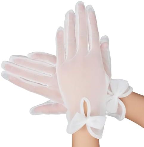 Yolev White Lace Gloves: Elegant Accessory for Any Occasion