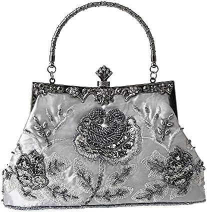 Our Review: Women’s Vintage Floral Beaded Rhinestone Clutch