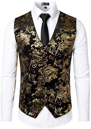 Slick Style: ZEROYAA Mens Hipster Paisley Vest Review