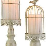 Vintage Birdcage Candle Holder Set Review: Elegant Home Decor