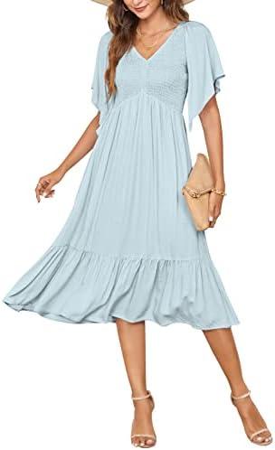 Reviewing PYGFEMR Women’s Summer Empire Waist Dress: A Stylish Summer Staple