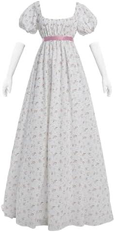 Floral Regency Dresses: Feel Like Royalty in NUOQI’s Romantic Tea Party Gown