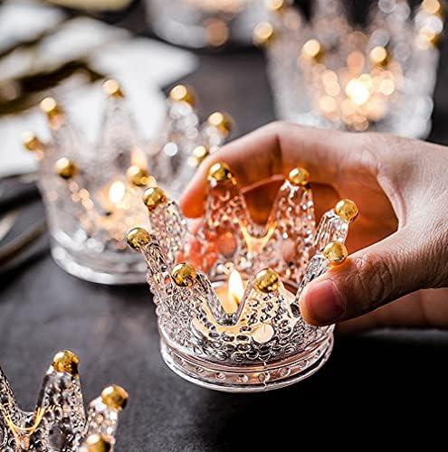 Review: Vixdonos Gold Tips Crown Glass Candle Holders – Stylish and Versatile