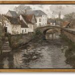 Vintage Scenery Framed Canvas Wall Art Review: InSimSea 8x10in