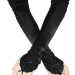 Unveiling the Glamour: A Review of SAVITA Long Lace Fingerless Gloves