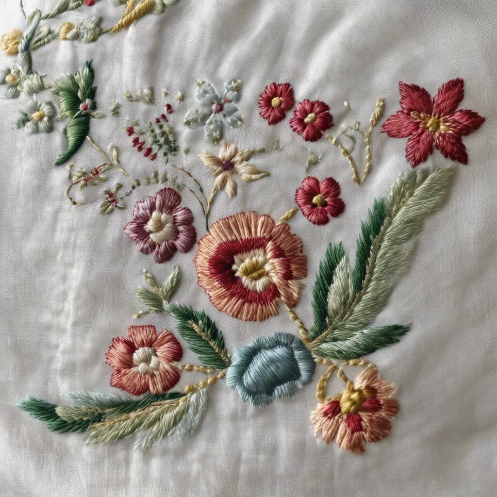 Introduction to Regency Era Embroidery Techniques