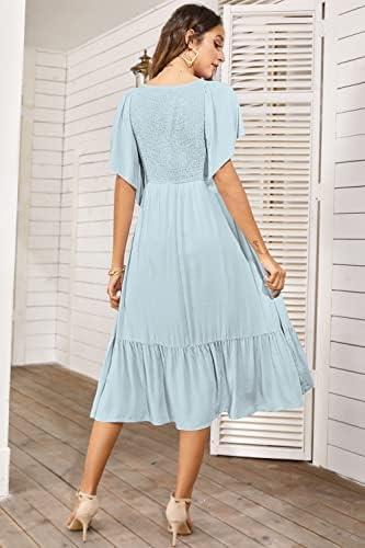 Reviewing PYGFEMR Women's Summer Empire Waist Dress: A Stylish Summer Staple