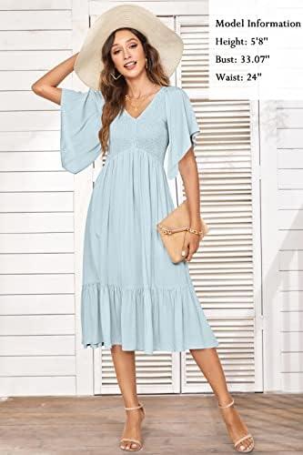 Reviewing PYGFEMR Women's Summer Empire Waist Dress: A Stylish Summer Staple