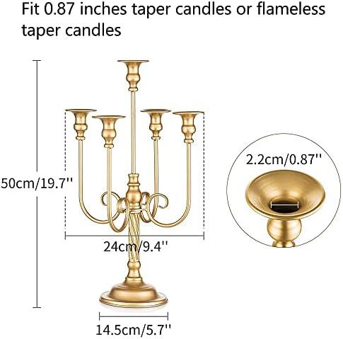 Golden Glow: Our Review of the Metal Candelabra Candle Stand Set