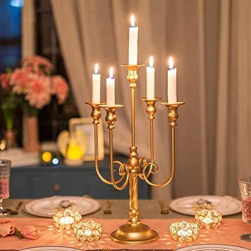 Golden Glow: Our Review of the Metal Candelabra Candle Stand Set