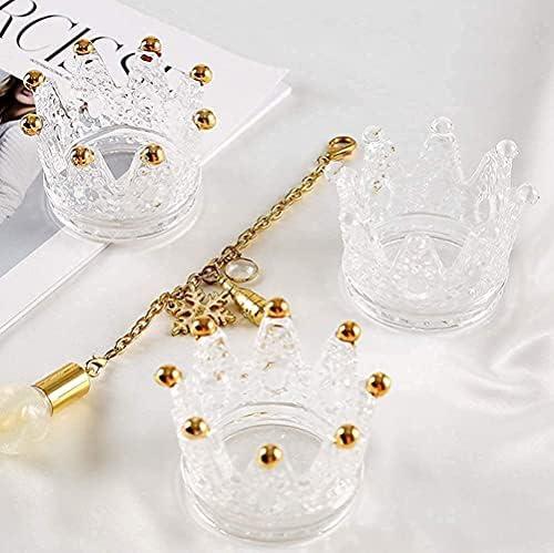 Review: Vixdonos Gold Tips Crown Glass Candle Holders - Stylish and Versatile