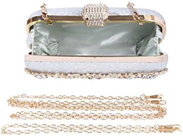 Shine Bright with Covelin's Rhinestone Evening Bag!