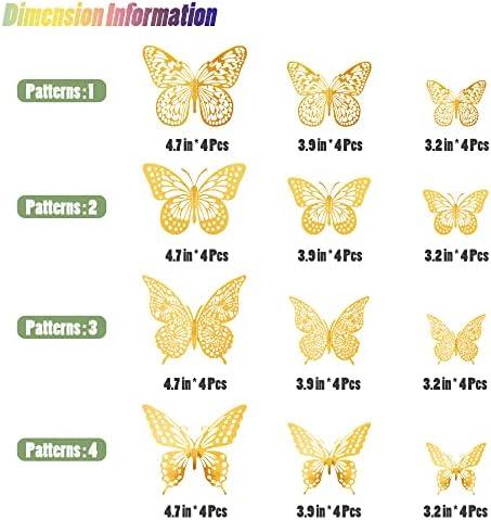 Fluttering Elegance: SAOROPEB 3D Butterfly Wall Decor Review