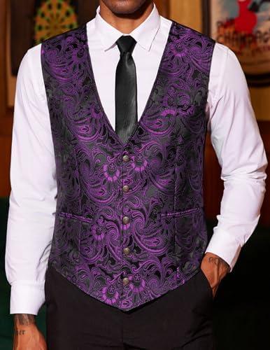 Victorian Steampunk Style: COOFANDY Men's Paisley Vest Review