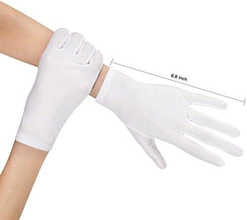 Chic and Timeless: Our Review of Lansian Women's Short Satin Opera Gloves