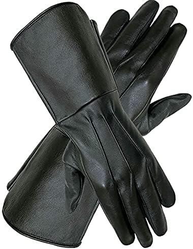 Unleash Your Inner Swordsman with SI Men's Steampunk Leather Gauntlets