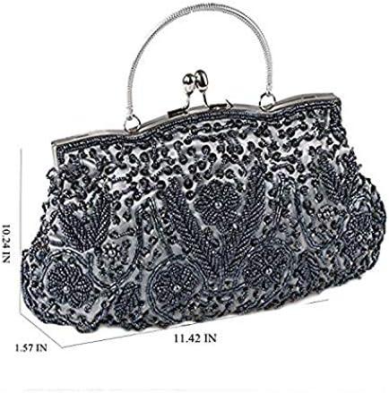 Unveiling the Timeless Beauty of Gets Noble Beaded Sequin Flower Evening Purse