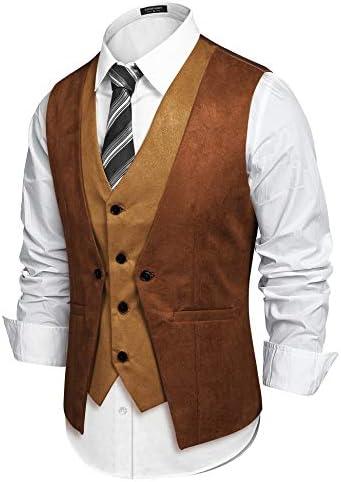 Style Spotlight: COOFANDY Men's Suede Leather Vest Review