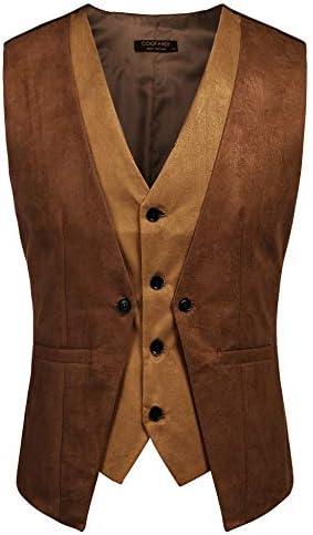 Style Spotlight: COOFANDY Men's Suede Leather Vest Review