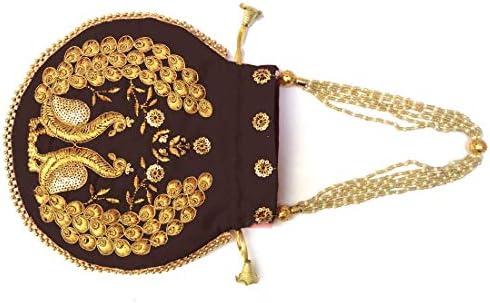 Review: Women's Velvet Embroidered Potli Bag - Stylish & Versatile