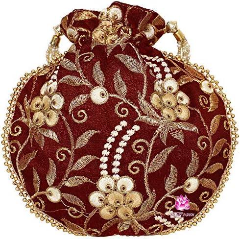 Recharge Your Wardrobe with Ekavya's Glamorous Potli Bag Clutch