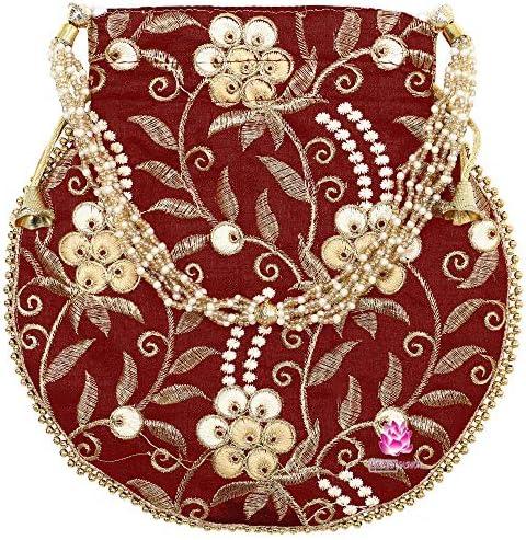 Recharge Your Wardrobe with Ekavya's Glamorous Potli Bag Clutch