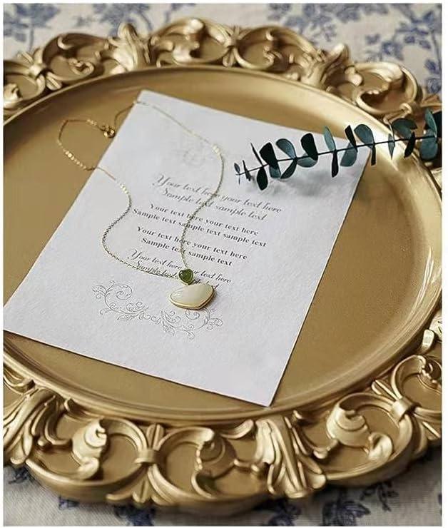 Golden Elegance: A Review of the Tray Decor Round Gold Perfume Tray