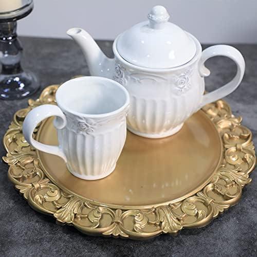 Golden Elegance: A Review of the Tray Decor Round Gold Perfume Tray