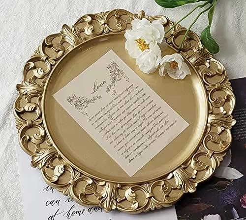 Golden Elegance: A Review of the Tray Decor Round Gold Perfume Tray