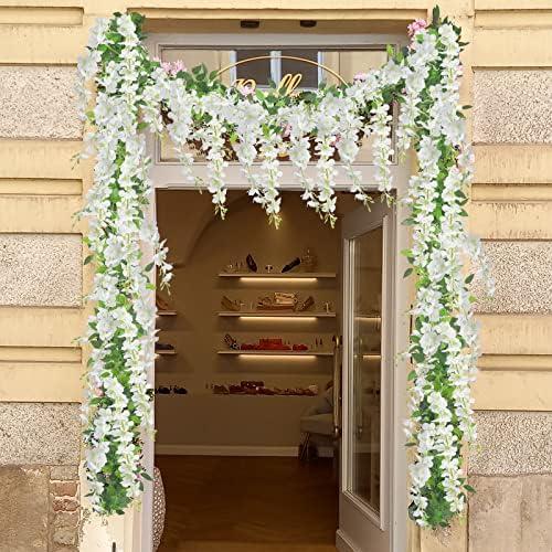 Blissful Blooms: SHACOS White Wisteria Garlands Review