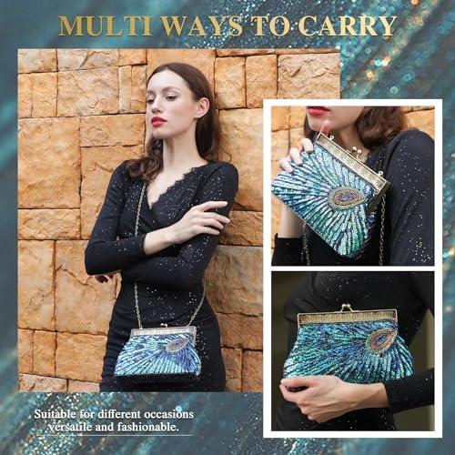 UBORSE Beaded Sequin Peacock Evening Clutch: A Vintage Charmer Worth Owning