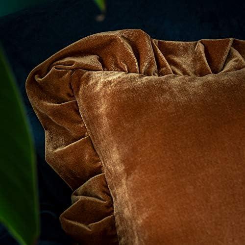 Golden Camel Velvet Throw Pillow Covers Review: Luxurious & Soft Decor for Your Home