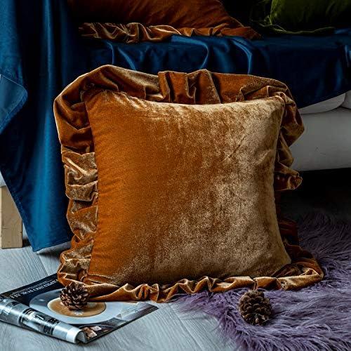 Golden Camel Velvet Throw Pillow Covers Review: Luxurious & Soft Decor for Your Home