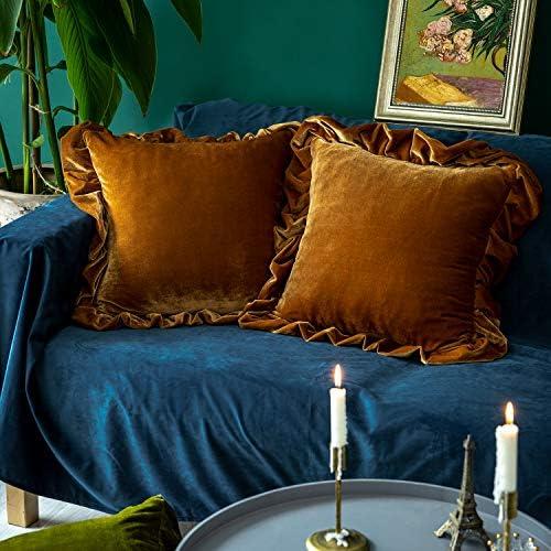 Golden Camel Velvet Throw Pillow Covers Review: Luxurious & Soft Decor for Your Home