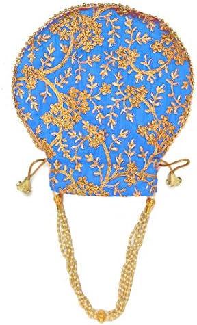 Stylish Potli Bag Review: Unique Designer Embroidery Work and Pearls Handle