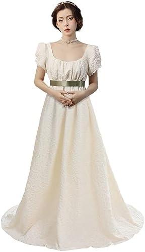 Romantic Review: Women's Regency⁢ Dress ‍& Wedding ⁢Gloves Set