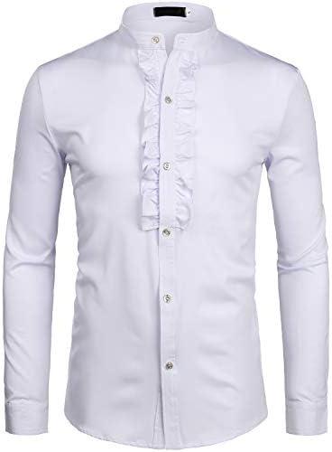 Let's Talk Style: ZEROYAA Mens Slim Fit Tuxedo Shirt Review