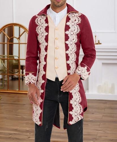 Unveiling the WISHU Men Steampunk Tailcoat Jacket Review