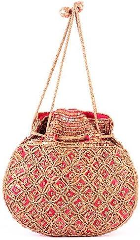 Review: Stunning Purpledip Gold Thread Sequin Potli Bag