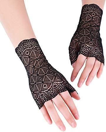 Raving about Skylety Women's Lace Gloves: A Must-Have for Stylish Events!