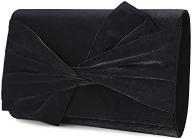 Chic Elegance: Our Review of the Satin Evening Bag Bow Flap Clutch