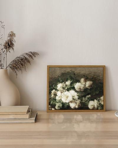 Vintage Flower Canvas Wall Art Review: InSimSea Aesthetic Decor for Bedroom & Office